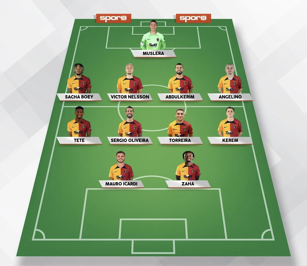 Galatasaray first 11